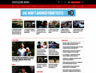 castlegarnews.com screenshot