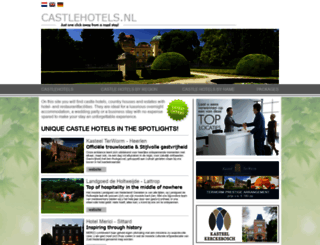 castlehotels.nl screenshot