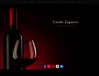 castleliquors.net screenshot