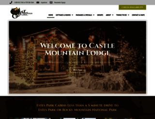 castlemountainlodge.com screenshot