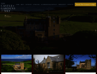 castleofmey.org.uk screenshot