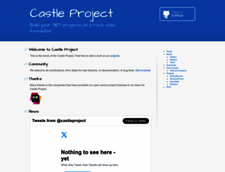 castleproject.org screenshot
