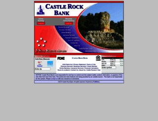castlerockbank.net screenshot