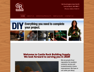 castlerockbuildingsupply.com screenshot
