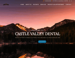 castlevalleydental.com screenshot