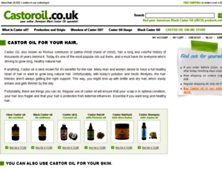 castoroil.co.uk screenshot