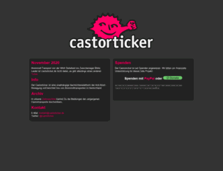 castorticker.de screenshot