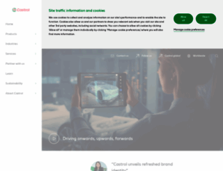 castrol.co.uk screenshot