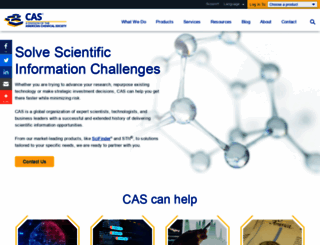 casweb.cas.org screenshot
