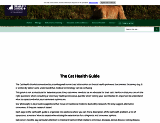 cat-health-guide.org screenshot