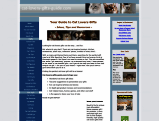 cat-lovers-gifts-guide.com screenshot