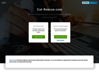 cat-rescue.com screenshot