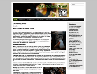 catactiontrust.org.uk screenshot