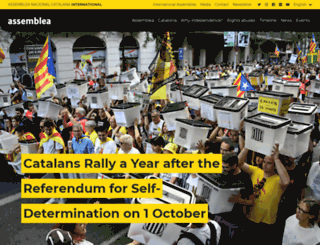 catalanassembly.org screenshot