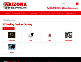 catalog.azseal.com screenshot