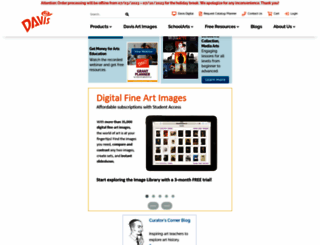 catalog.davisart.com screenshot