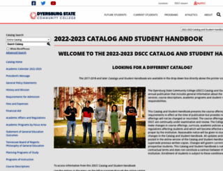 catalog.dscc.edu screenshot
