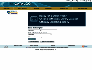 catalog.einetwork.net screenshot