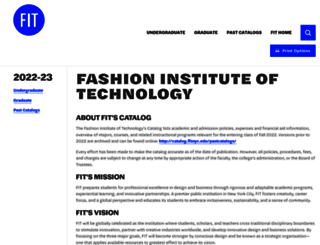 catalog.fitnyc.edu screenshot