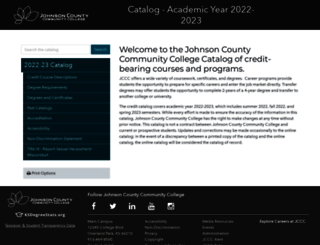 catalog.jccc.edu screenshot