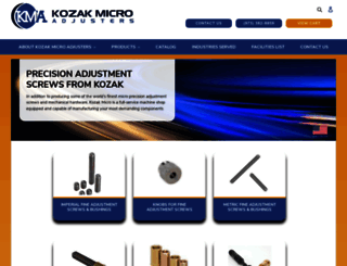 catalog.kozakmicro.com screenshot