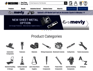 catalog.misumiusa.com screenshot