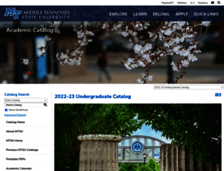 catalog.mtsu.edu screenshot