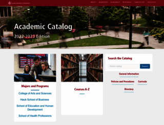 catalog.usciences.edu screenshot