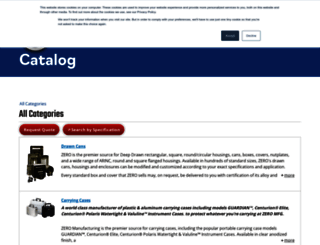 catalog.zerocases.com screenshot