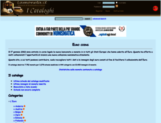 catalogo-euro.lamoneta.it screenshot