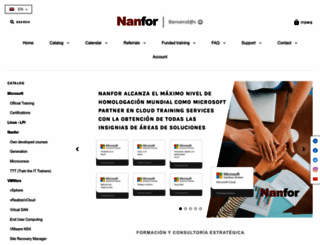 catalogo.nanfor.com screenshot