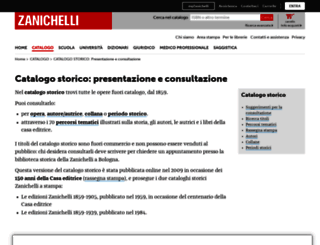 catalogo.zanichelli.it screenshot