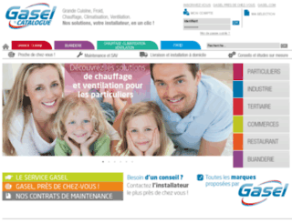 catalogue.gasel.fr screenshot