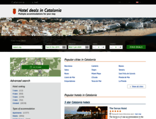 cataloniahotels.net screenshot