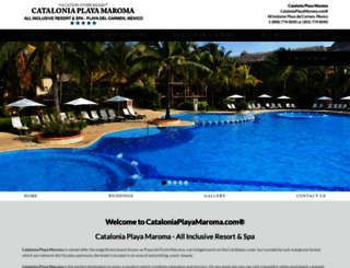 cataloniaplayamaroma.com screenshot