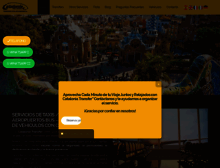 cataloniatransfer.com screenshot
