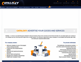 cataloxy.net screenshot