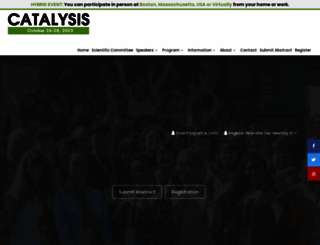 catalysiscongress.com screenshot