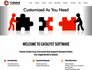 catalystsoftware.co.in screenshot
