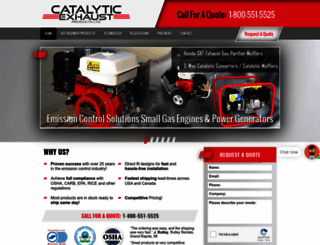 catalyticexhaust.com screenshot