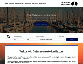 catamarans-worldwide.com screenshot