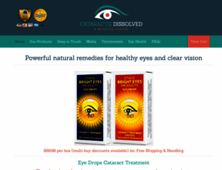 cataracts-dissolved.com screenshot