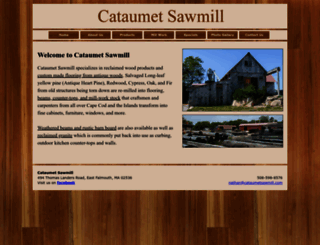 cataumetsawmill.com screenshot