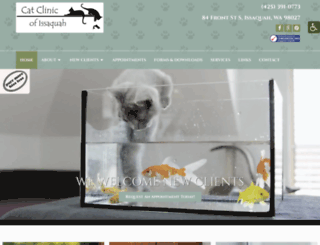 catclinicofissaquah.com screenshot