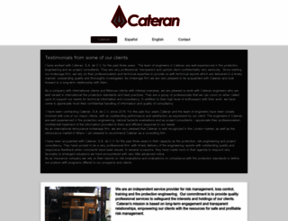 cateran.com.mx screenshot