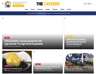 catererandhotelkeeper.com screenshot