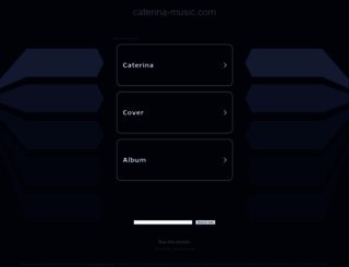 caterina-music.com screenshot