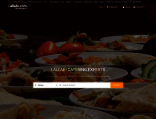 catering.lallabi.com screenshot