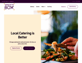 cateringoutthebox.com screenshot