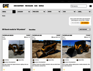 catfinancialequipment.com screenshot